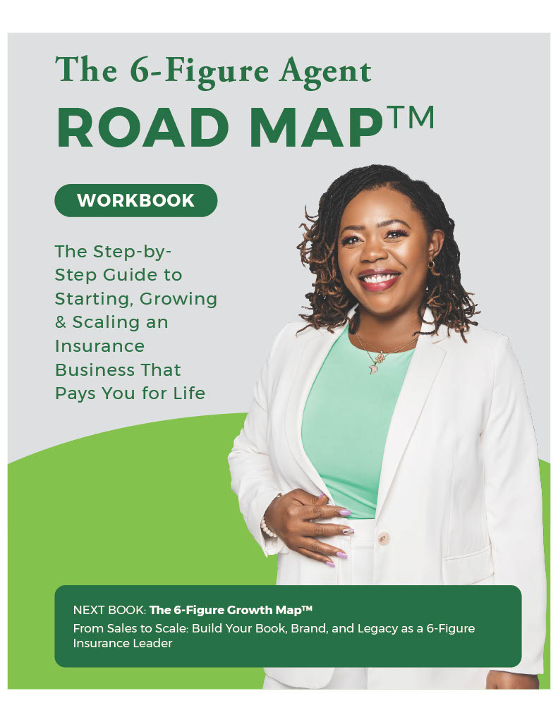 The 6-Figure Insurance Agent Roadmap workbook cover